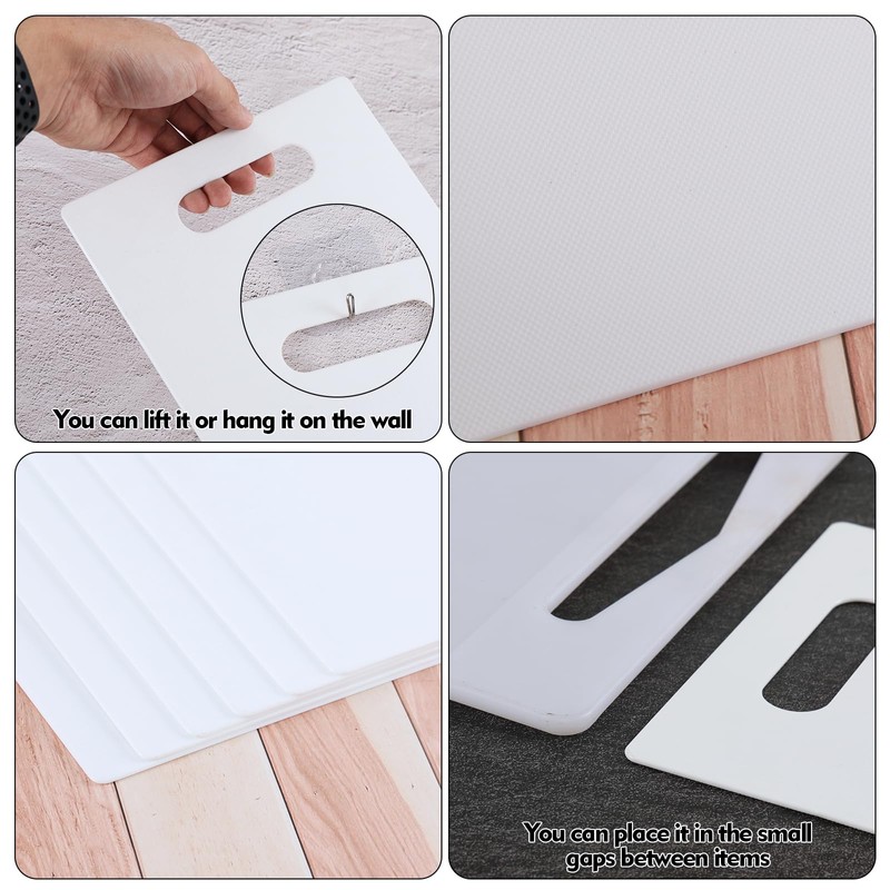 Uumitty Plastic Cutting Board Mat, Kitchen Plastic Chopping Board with