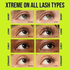 Buxom Lash Xtension Lift Mascara – Tubing Mascara with 24HR Curl Hold & Star-Fibered Brush for Lift, Length, Volume & Smudge-Proof Wear - Travel Size