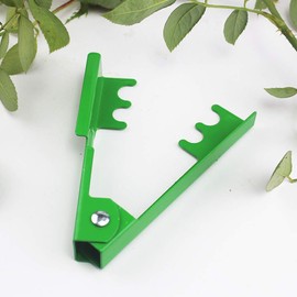 VIMOA Rose Thorn Stripper Rose Thorn Remove Steel Rubber Rose Leaves Stripper for Home-Grown Roses or Rose Enthusiasts (Green)