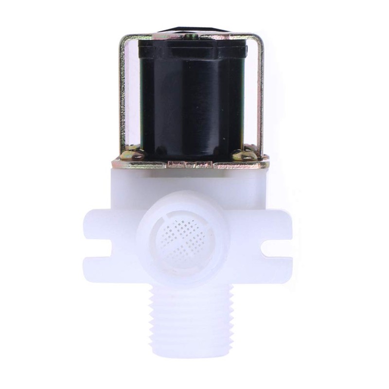 Beduan Plastic Water Solenoid Valve Normally Closed, DC 12V 1/2"