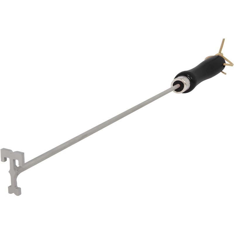BBQ Fans Western T Branding Iron for Steak, Buns, Wood