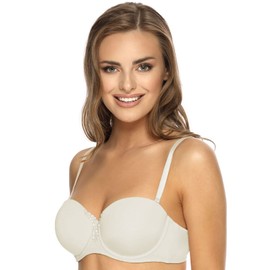 VIANIA! Carola Multiway Underwired Bra 211414 Removable Straps Strapless Colour Nude / Cream / Black, cream