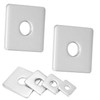 Ctyjia Pack of 20 Stainless Steel Square Washers, M5 Square