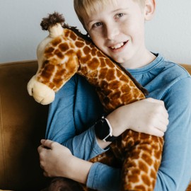 The Petting Zoo Giraffe Stuffed Animal, Gifts for Kids, Wild Onez Zoo Animals, Jumbo Giraffe Plush Toy 24 inches