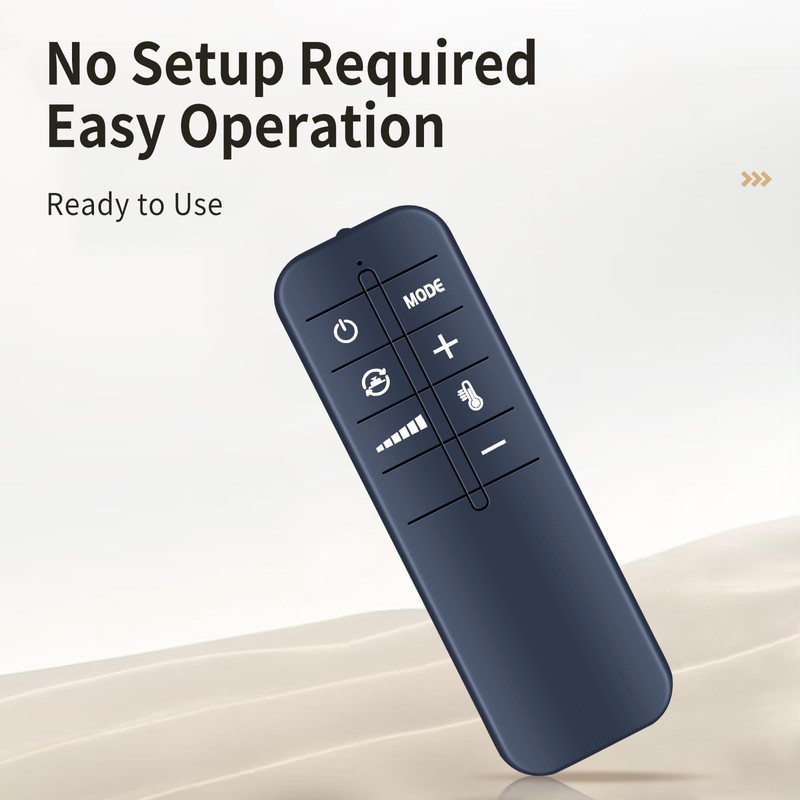 CLVIZCXOM Fan Replacement Remote Control Compatible with Delonghi DCH4590ER Thermal