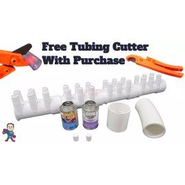 American Spa Parts Manifold Hot Tub Spa 2" (24) 3/4" Outputs & Coupler Base Glue Kit Video How To