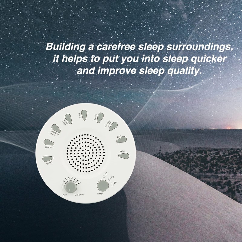 Unionway White Noise Machine, Comfortable Sleep Goods, 27 Types of