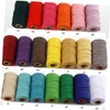 Operitacx DIY Art Craft Essential 4 Rolls 2mm Thick Braided