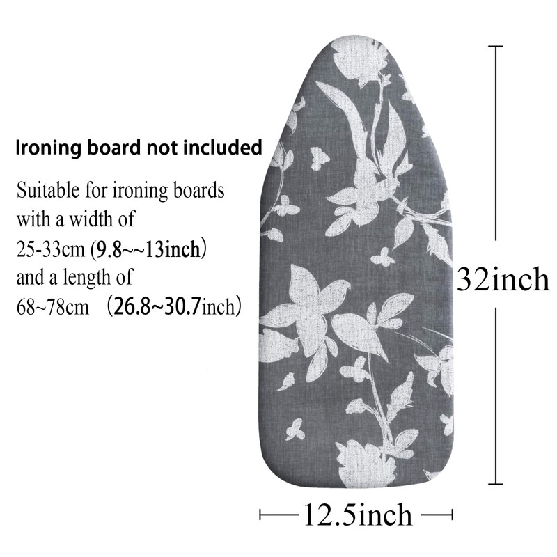 MZXcuin Small Ironing Board Cover Scorch Resistant, Cotton Table top