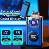 Electric Lighters Plasma Lighters Rechargeable with with LED LED Display