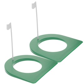 Generic 2pcs Putting Cup Trainer Aid for Home Practice Portable Golf Training Supplies for Office and Gym Use for Avid Golfers to Putting Skills Random Color