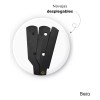 Boza Porta Navaja Barbero Acero Inox Negra Peluquero Uso Propio