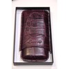 Cigar Holder With Cutter Pocket (3 Cigars)