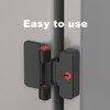 Refrigerator Door Locks Double Button Adhesive Fridge Lock with Keys,
