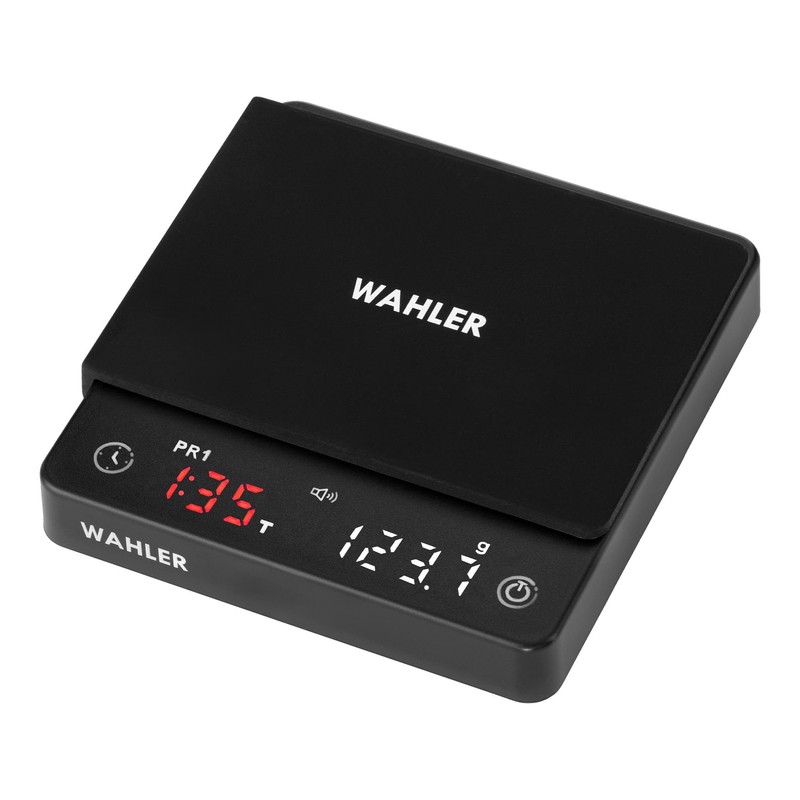 WAHLER® Digitale Kaffeewaage mit Timer I Baristawaage 0,1g I USB