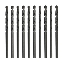 Dapetz® 10-Piece 5.5mm HSS Twist Drill Bit Set – Titanium Coated Steel Bits for Drilling Metal, Wood, Plastics, Copper, Aluminum, and Mild Steel, High Precision Drilling Tools