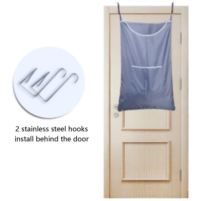 Space Saving Laundry Organizer -AUMA Over The Door Hanging Laundry