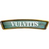 Vulvitis Teal Curved 8" Shaped Weathered Rustic Painted Wood Look