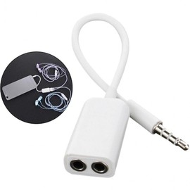 3.5mm Earphone Y-Splitter Dual Audio Line Headset Jack BL07997 100ea