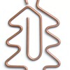 100Pcs Cute Paper Clips Retro Christmas Style Exquisite Color Wide