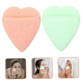 Ipetboom 3sets Facial Sponges for Face Cleansing Exfoliating Makeup Sponges Soft Round Pads for Gentle Skin Care Ideal for Beginners Professionals 2pcs*3