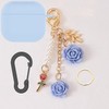 Case for Airpods 4 case Case with Cute Keychain, Silicone