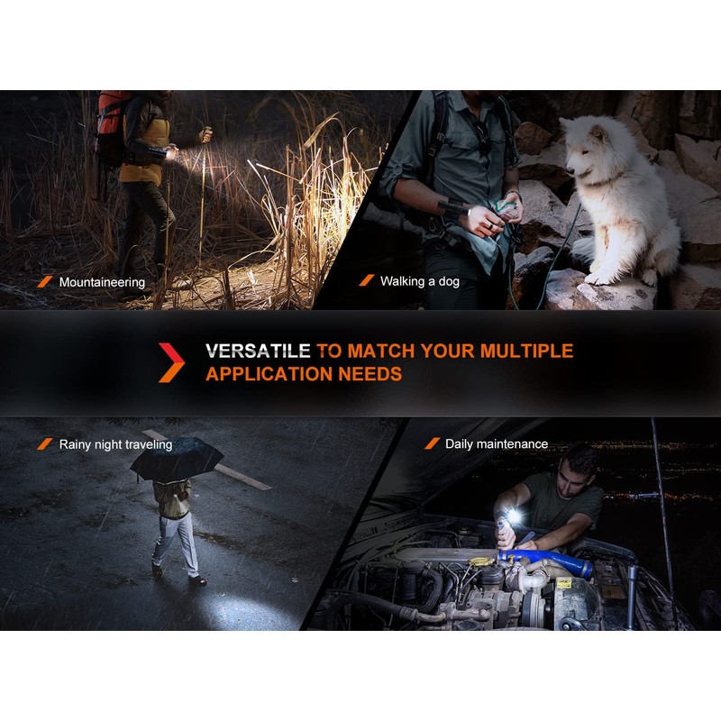 EdisonBright Fenix Brand Flashlight Wrist Holder ALW-01 Acc case Bundle