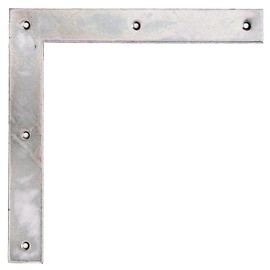 Gah-Alberts 313098 Angle Plate Corner Bracket Raw Steel D x H x W 300 x 300 x 40 mm Material Strength 4 mm Yellow-Galvanised
