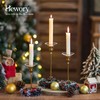 Hewory Glass Bobeches for Candlestick Holders, 12 Pcs Candle Drip