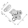 QWORK Heavy Duty Stainless Steel Latch for Flight Cases and
