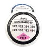 Nichrome 80 Wire Resistance Wire 100ft (30m) Spool 22-32G AWG
