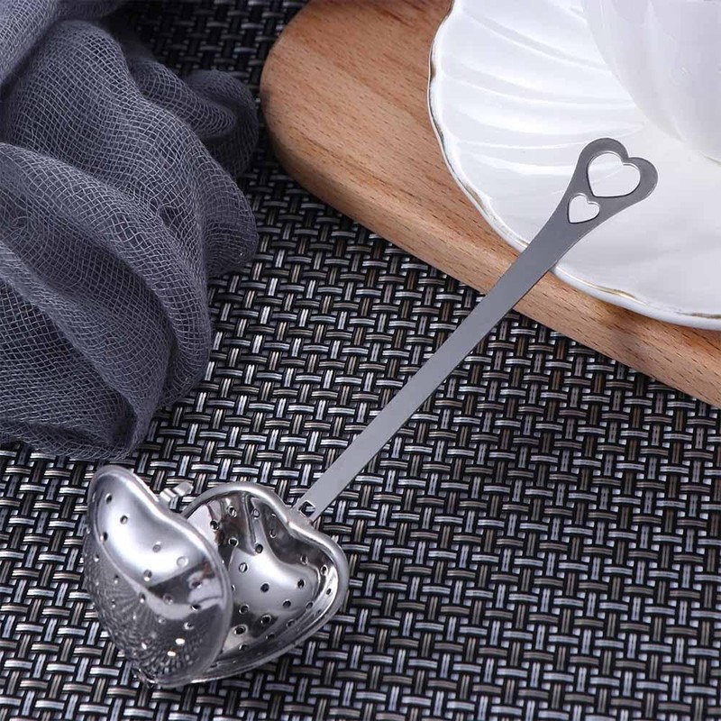 Tea Infuser for Loose Tea, Stainless Steel Heart Shaped Tea