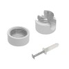 smartect Aluminium Wall and Ceiling Pins for Textile Cables [Pack