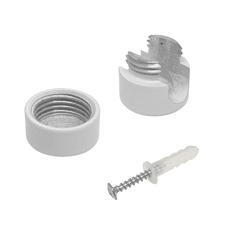 smartect Aluminium Wall and Ceiling Pins for Textile Cables [Pack
