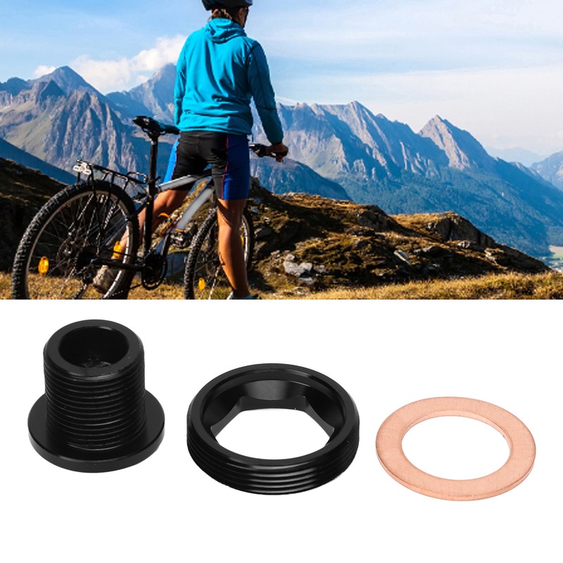 Bike Crankset Bolt Aluminum Alloy M15 M26 Hex Crank Arm