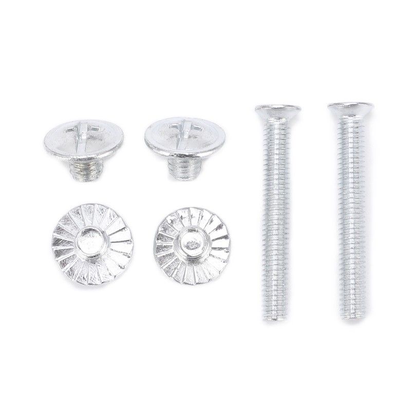 Glass Door Lock 97x65mm Split Type Brushed Polished Surface Replacement