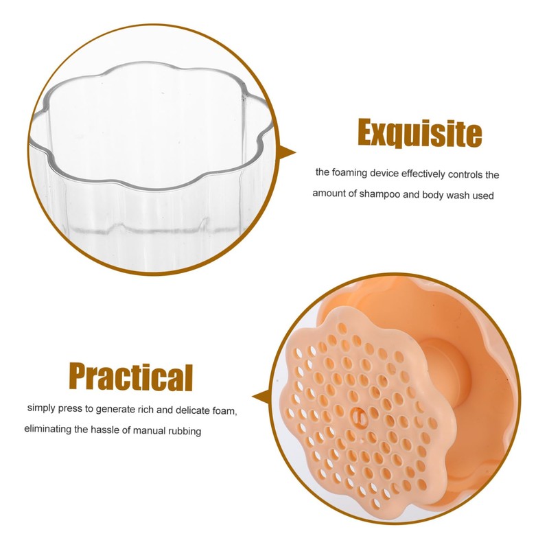 MAGICLULU 2pcs Effortless Foam Maker for Shampoo Face Wash Foaming