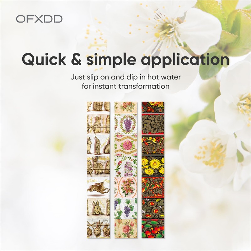 OFXDD Egg Wraps Easter Set 21 Pcs - Orthodox, Slavic,