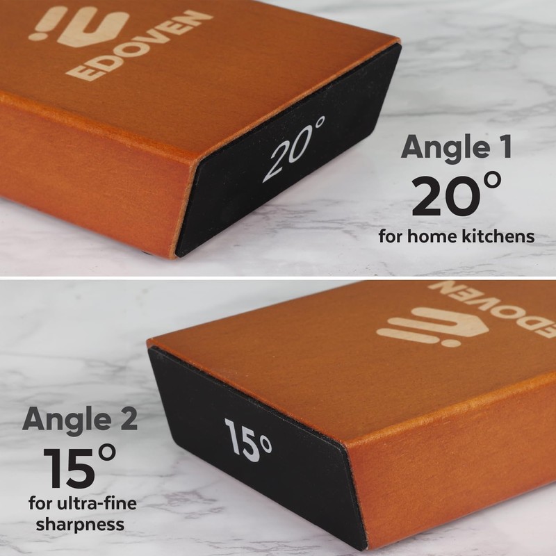Rolling Knife Sharpener Kit - Beech Wood Magnetic Rolling Sharpener