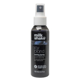 milk_shake Icy Blond Toning Spray - Blonde Hair Black Pigment Spray | Counteracts Brass Deposits Ash| Strengthens and Hydrates | 3.4 fl oz (100 ml)