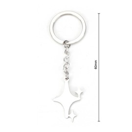 MUCOOS Quadrangle Keychain Star Keychain