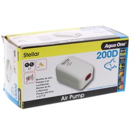 Aqua One Stellar Advance 200D Double outlet Air Pump 2 x 100 lph