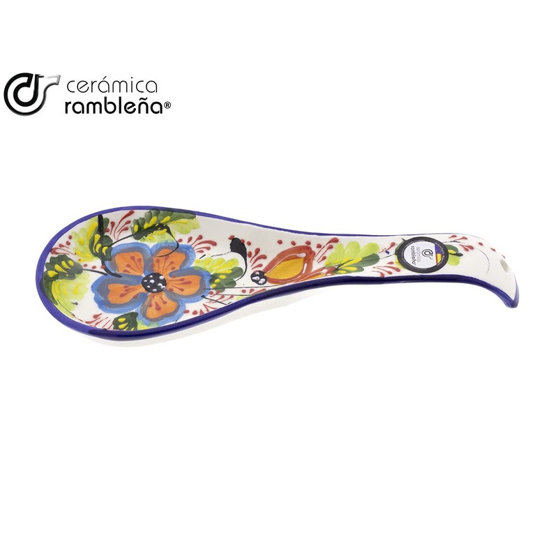 CERÁMICA RAMBLEñA | Spoon Rest | Spoon Holder | Ladle