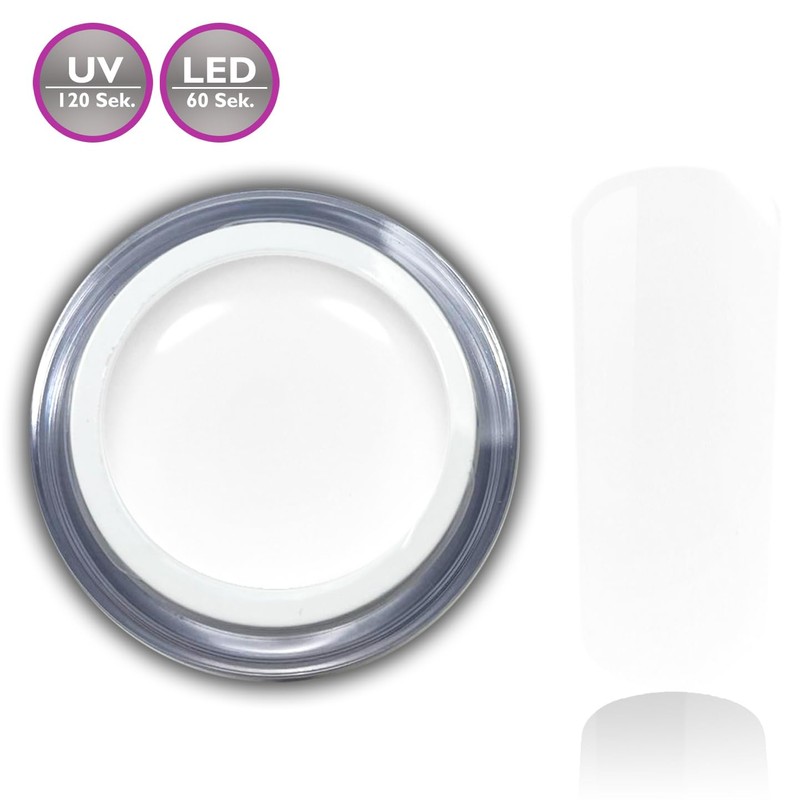 5 ml Glossy Colour Gel Snowwhite White without Sweat Layer