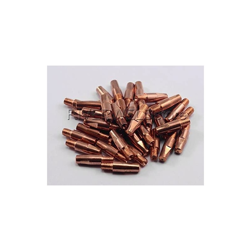 RIVERWELD MIG MAG Contact Tips M6 140.0169 .035" 0.9mm Copper