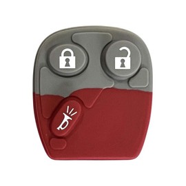 1x New Replacement Remote Control Key Fob Rubber Button Pad Compatible with & Fit for GMC Chevy