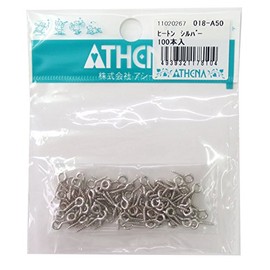 Athena Heaton Silver 11020267 Pack of 100