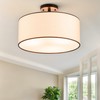 VONLUCE Semi Flush Mount Ceiling Light, 18" Ceiling Light Fixture