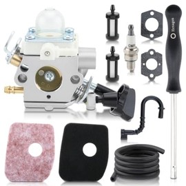 BG56C Carburetor Compatible with Stihl BG56 BG56C Leaf Blower, Contain Air Filter, Fuel Line, Spark Plug, Turn Up Kits, Replaces ZAMA C1M-S260B, 4241-120-0615, 4241-120-0622, 4241-120-0632