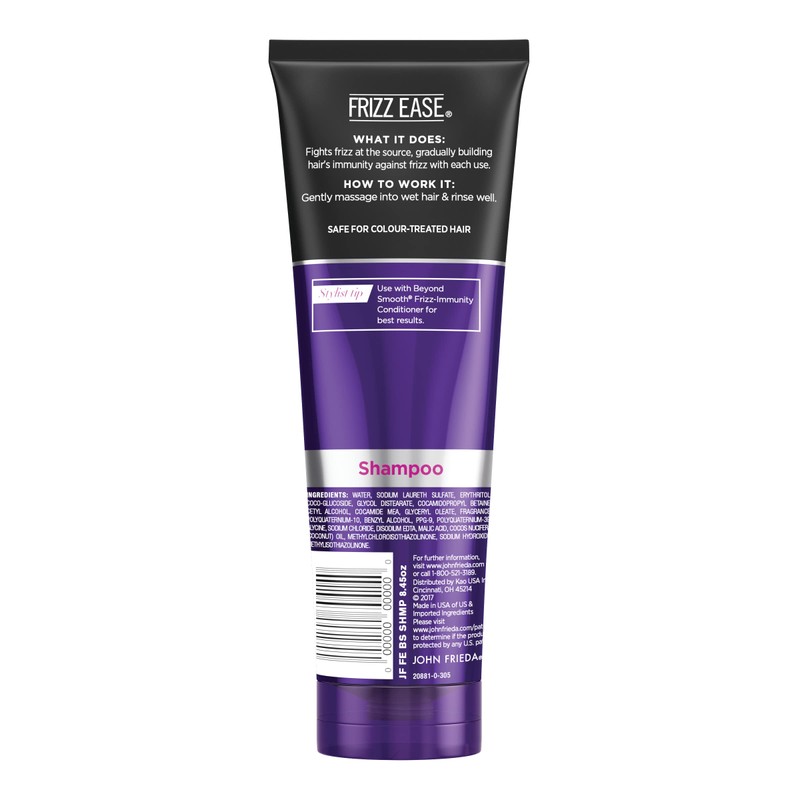 John Frieda Frizz-Immunity Shampoo with Pure Coconut Oil - Prevents
